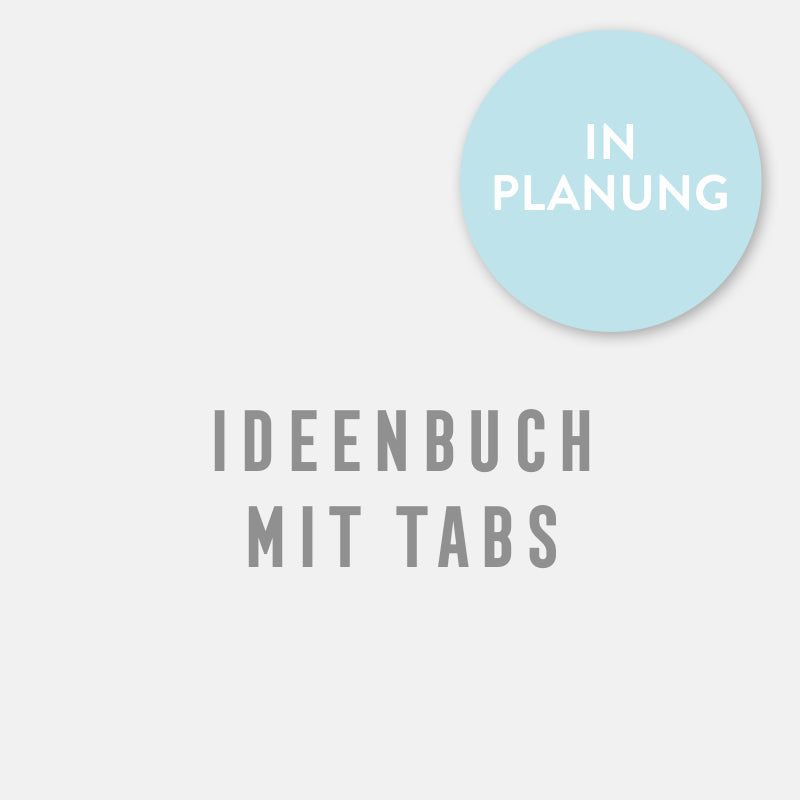 Ideenbuch mit Tabs