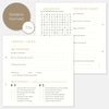 10 Extrabögen Gästebuch Goldene Hochzeit