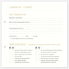 10 Extrabögen Gästebuch Goldene Hochzeit