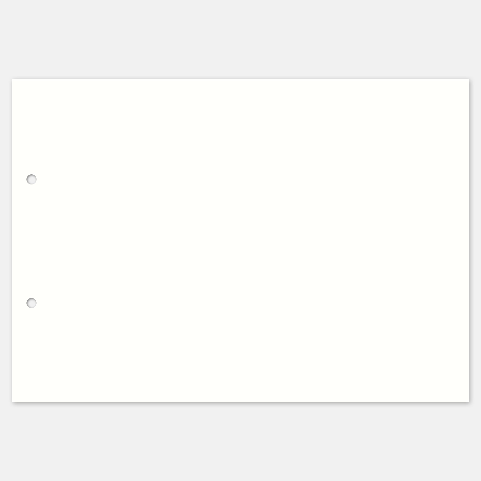 10 Blankobögen 160g A4 Querformat