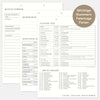 Familienplaner 2026 mit Geburtstagskalender 2-5 Spalten