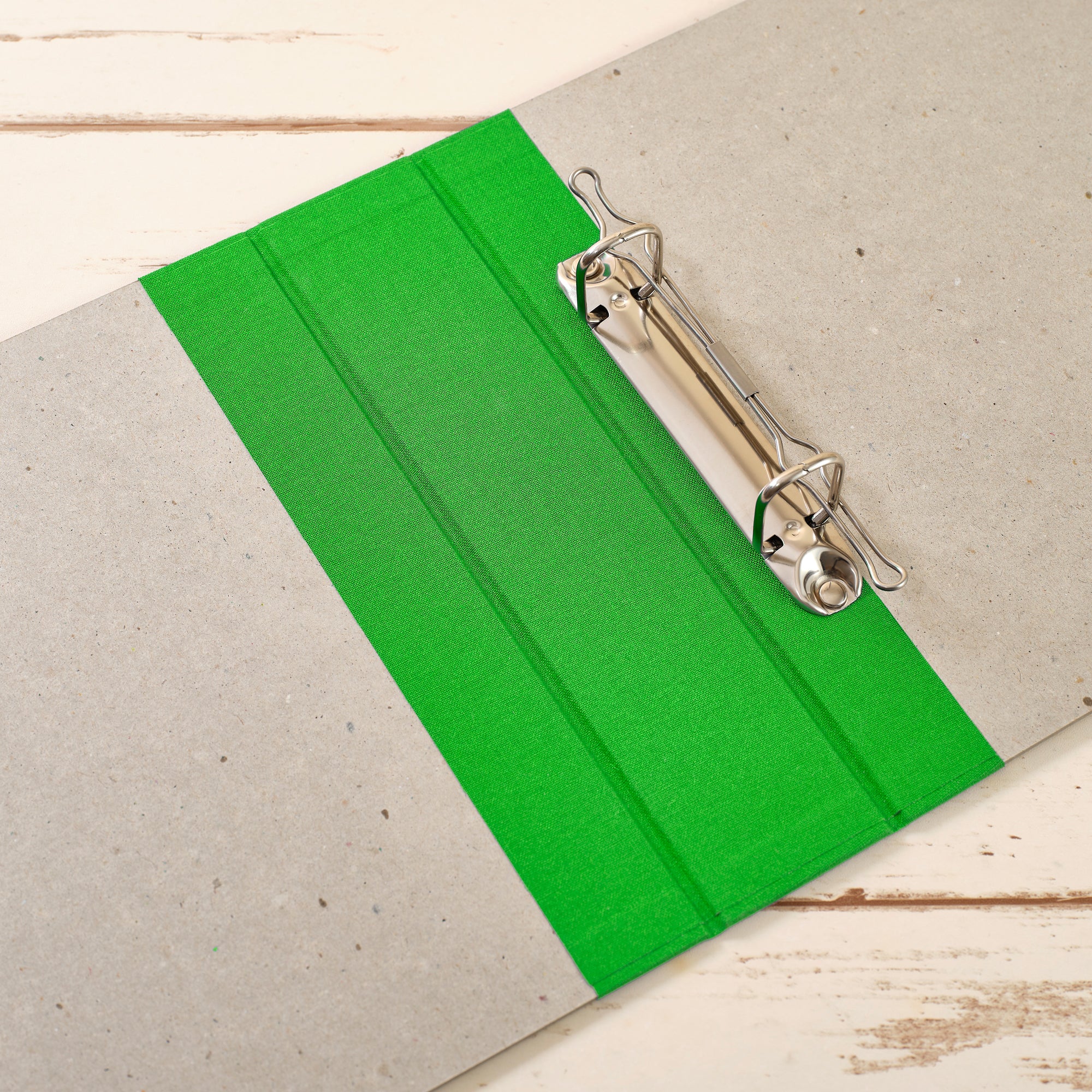 A4 Querformat Album mit grünem Leinenrücken