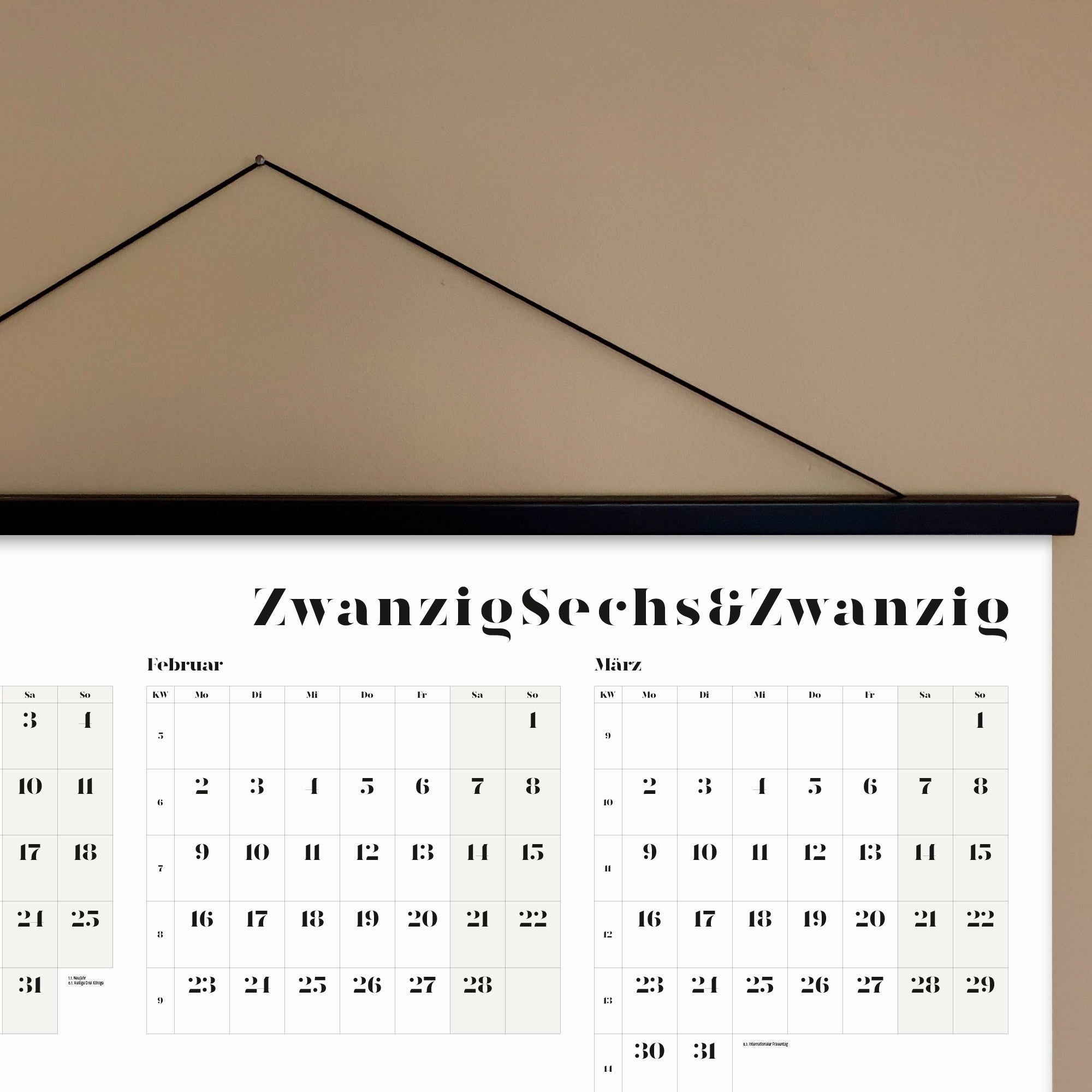 Jahresplaner A0 Rava