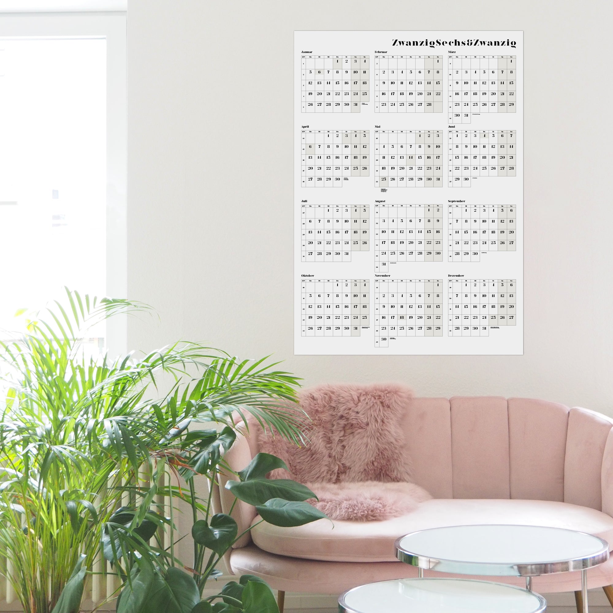 Jahresplaner A0 Rava