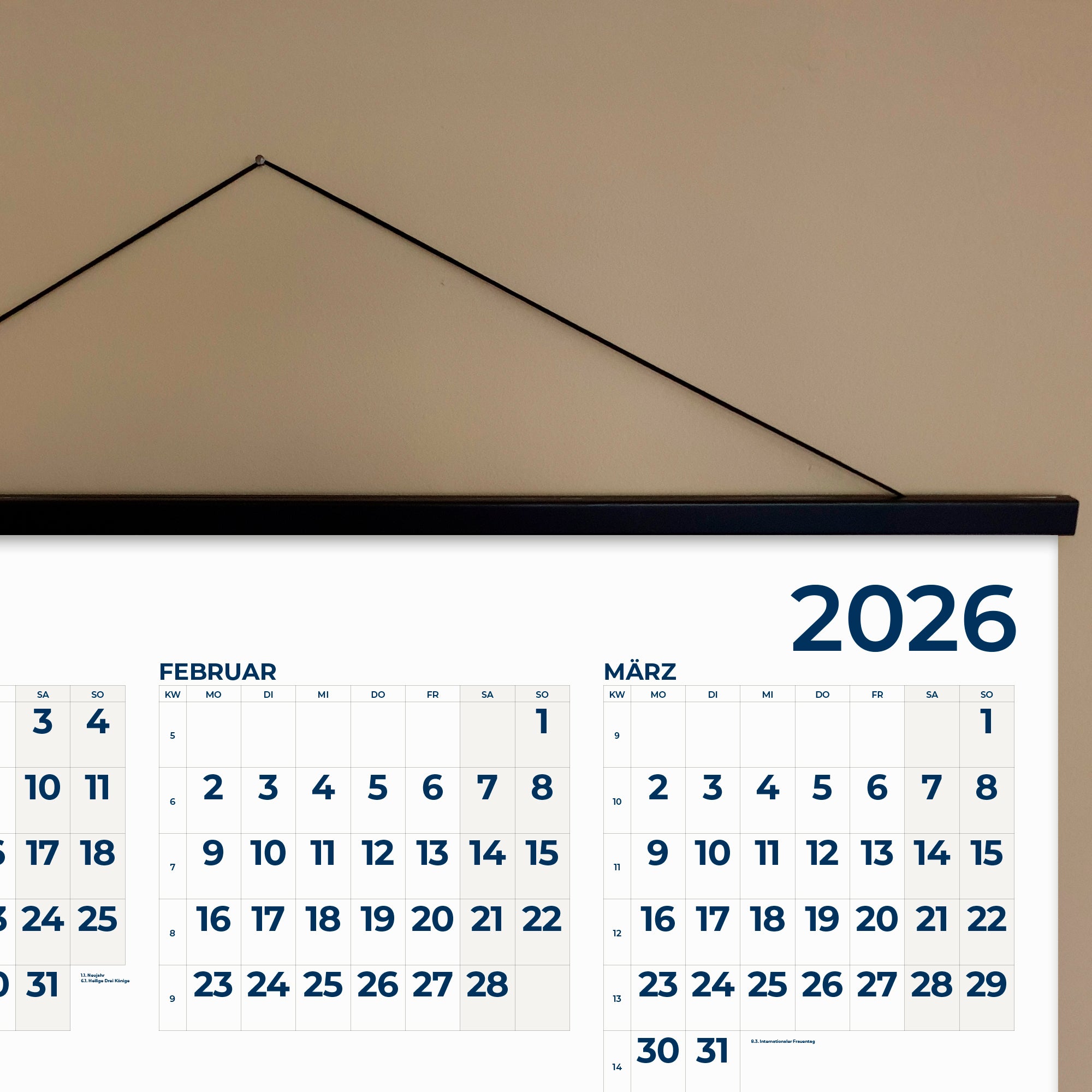 Jahresplaner A0 Montserrat