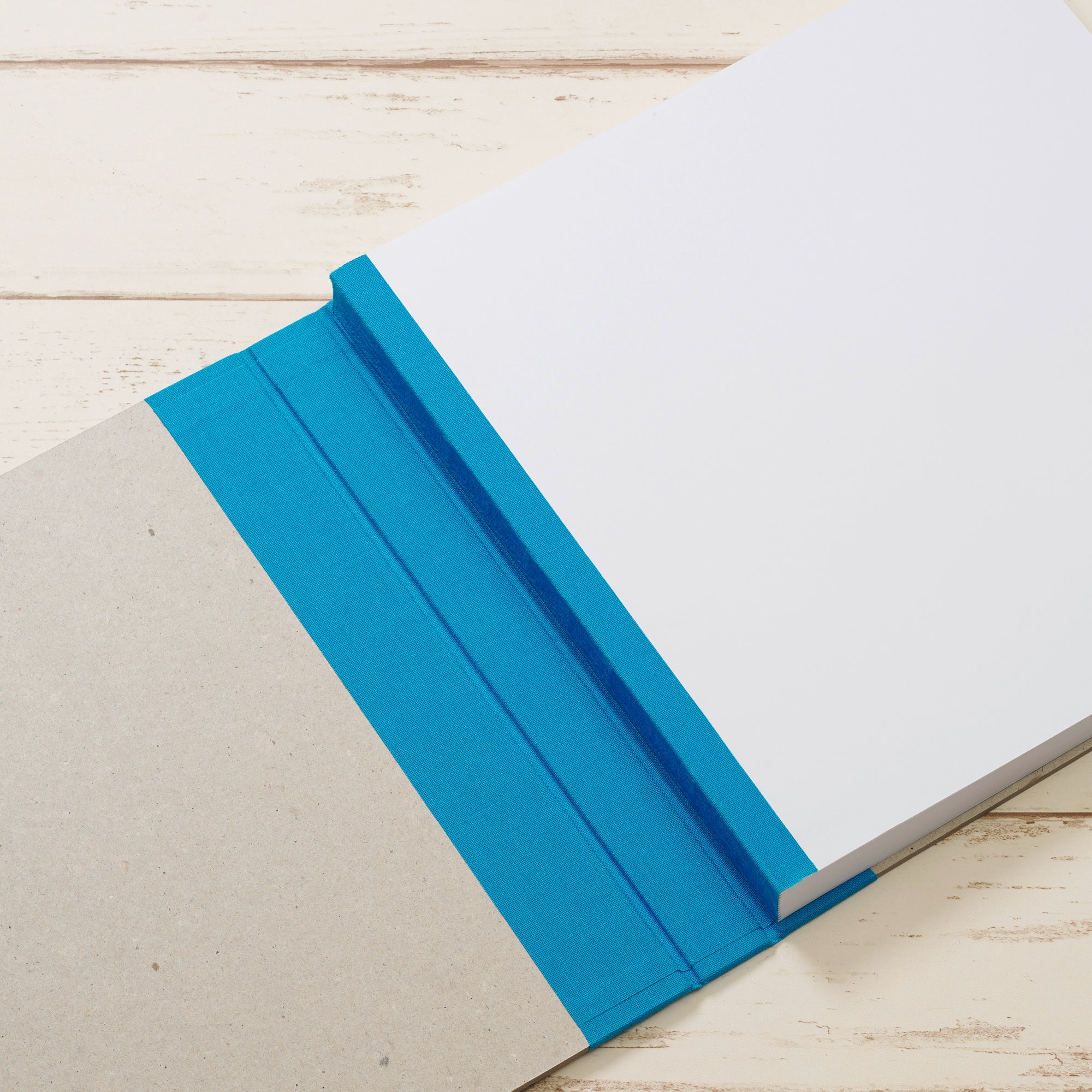 Notizbuch | Skizzenbuch Layflat azur