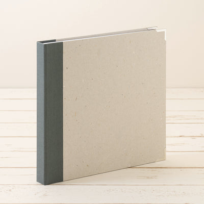 Notizbuch | Skizzenbuch Layflat grau