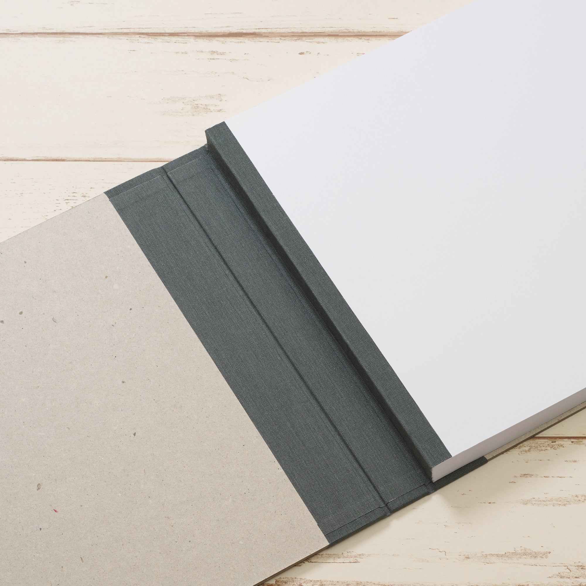 Notizbuch | Skizzenbuch Layflat grau