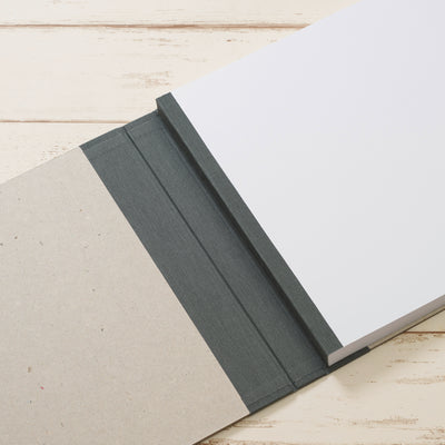 Notizbuch | Skizzenbuch Layflat grau