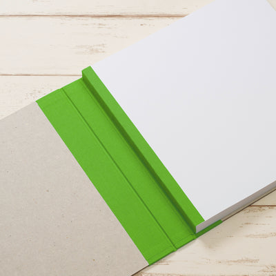 Notizbuch | Skizzenbuch Layflat grün