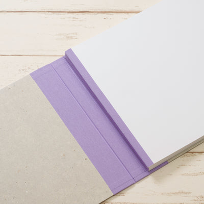 Notizbuch | Skizzenbuch Layflat lavendel