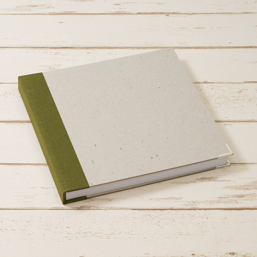Notizbuch | Skizzenbuch Layflat moos