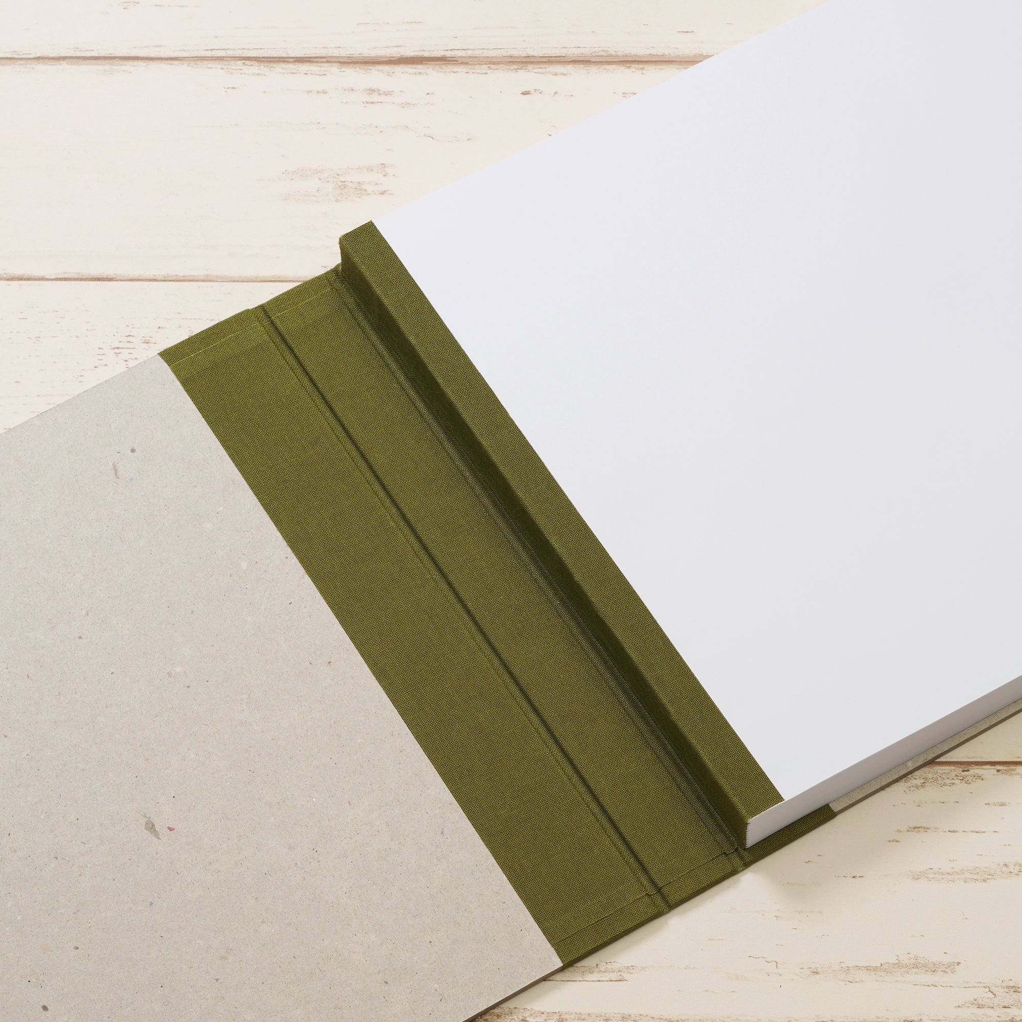 Notizbuch | Skizzenbuch Layflat moos