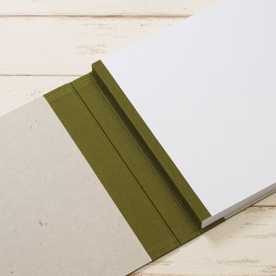 Notizbuch | Skizzenbuch Layflat moos