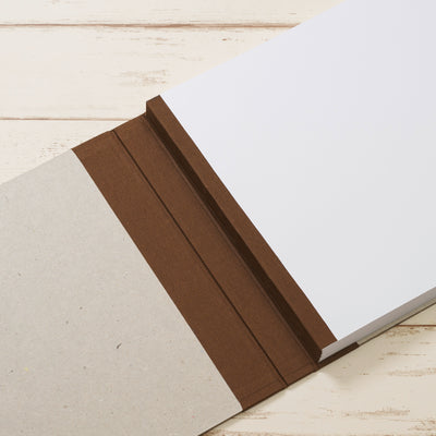 Notizbuch | Skizzenbuch Layflat schoko