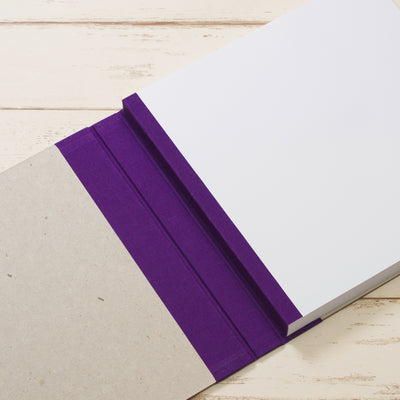 Notizbuch | Skizzenbuch Layflat violett