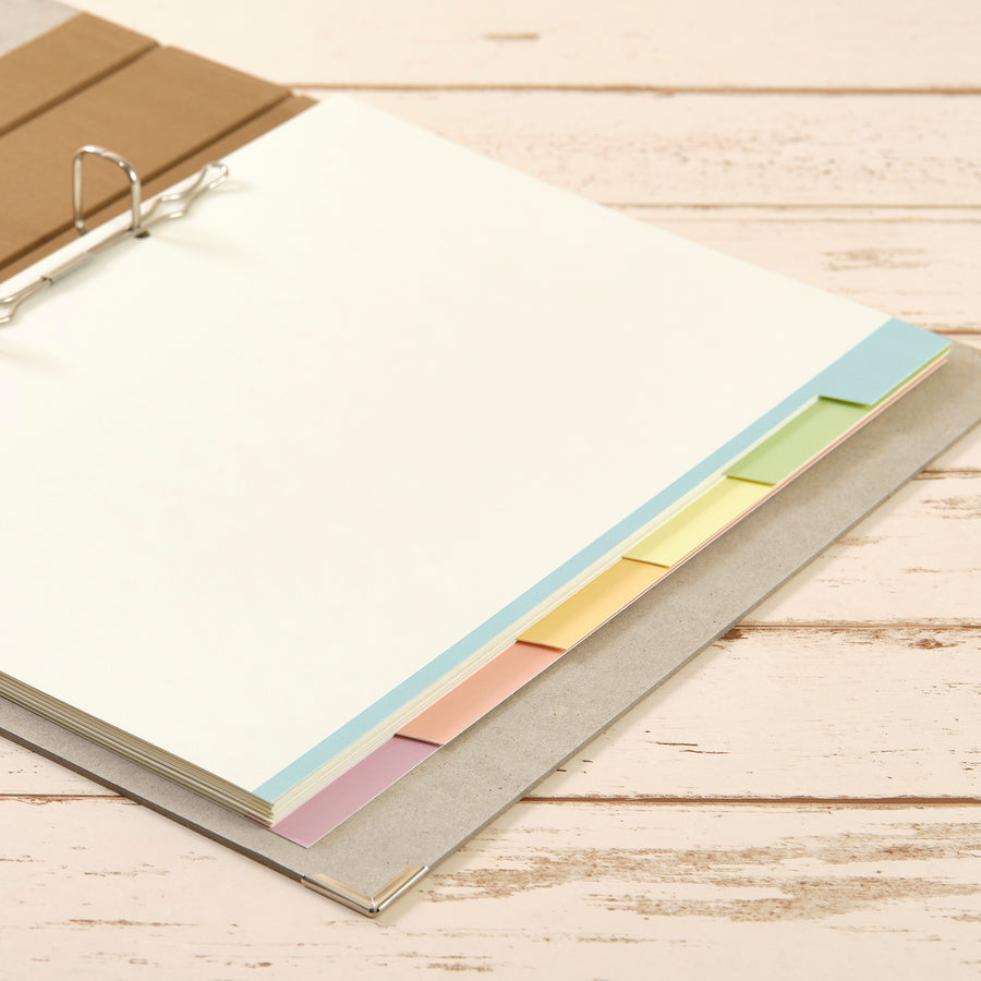 Register A4 pastellfarben