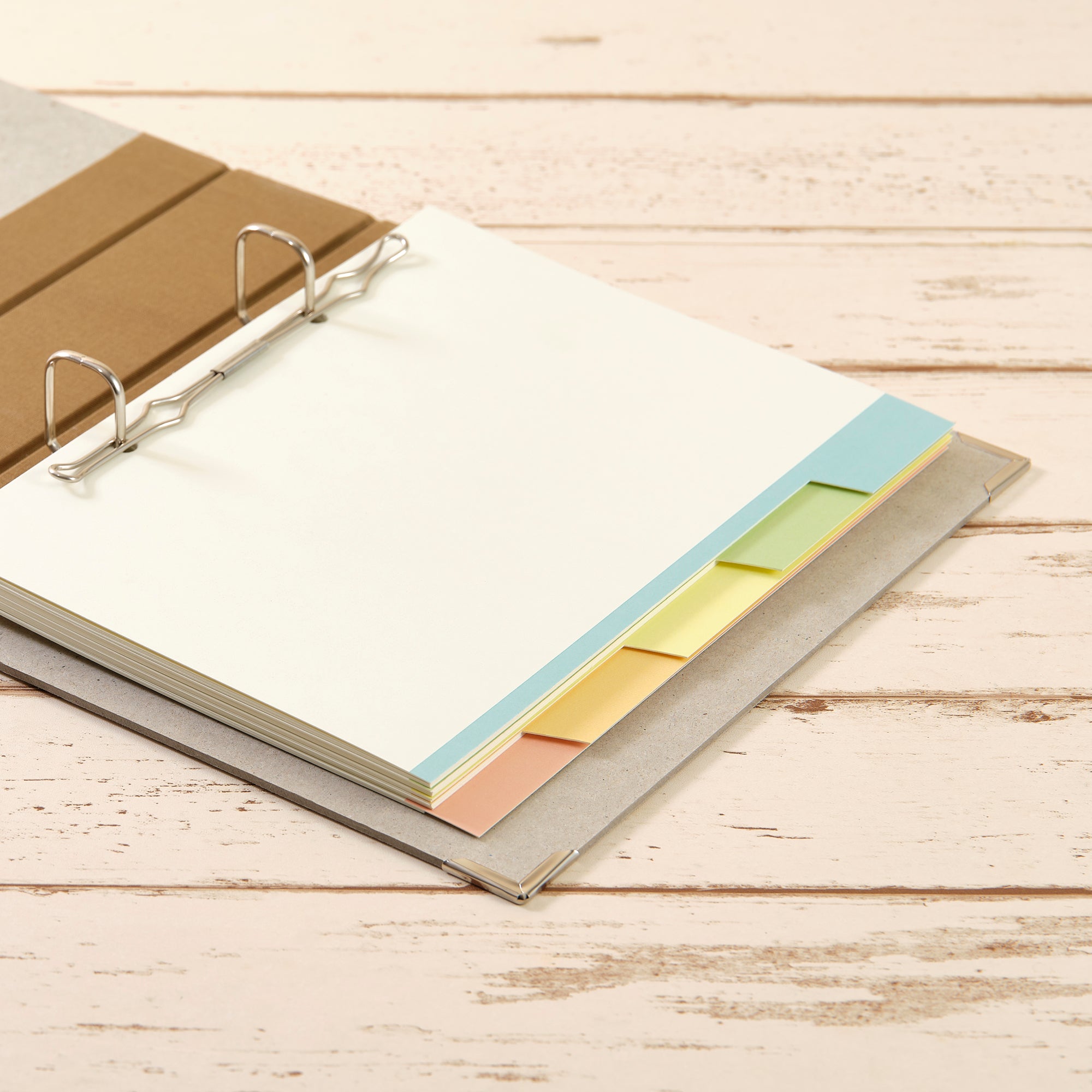 Register A5 pastellfarben