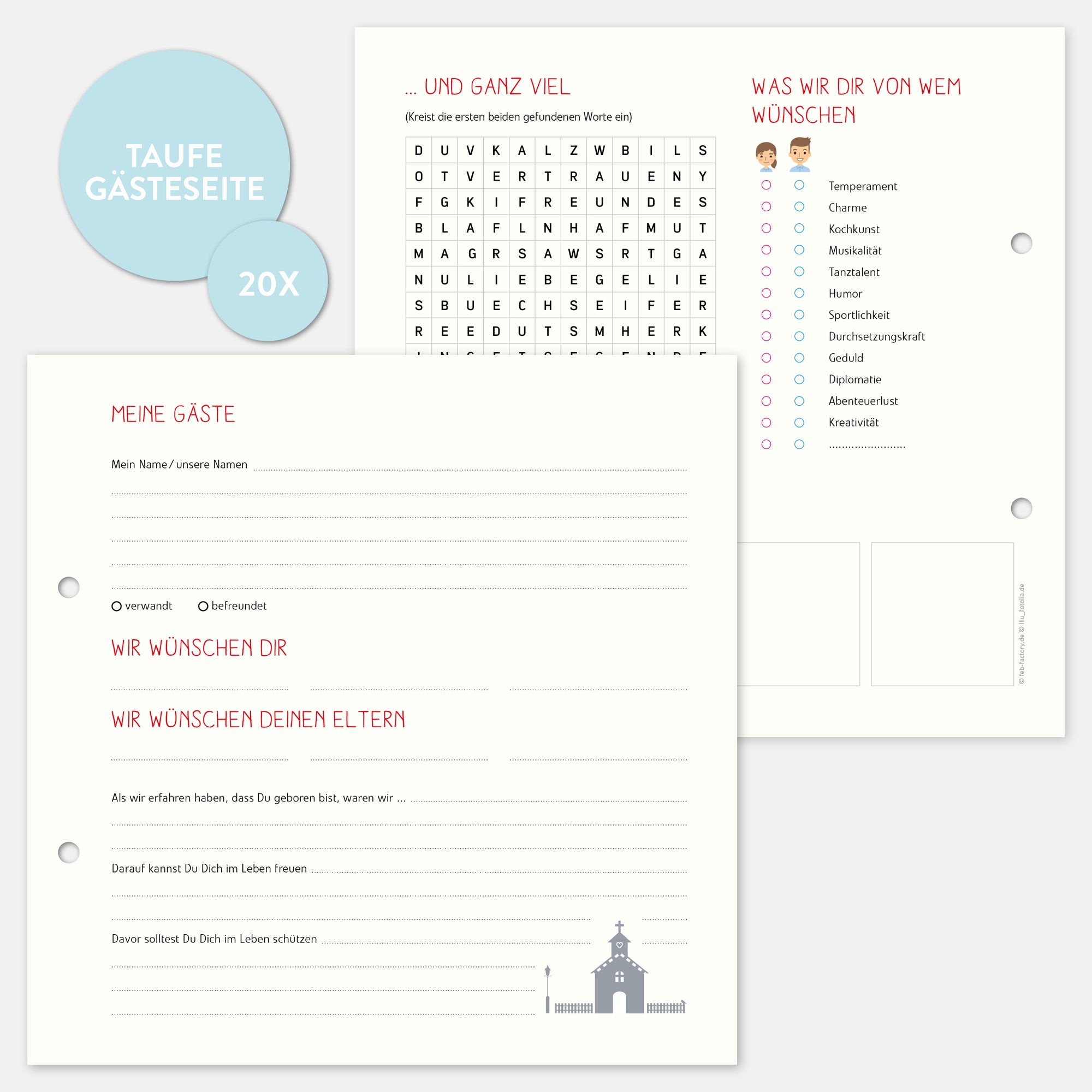 Gästebuch Konfirmation