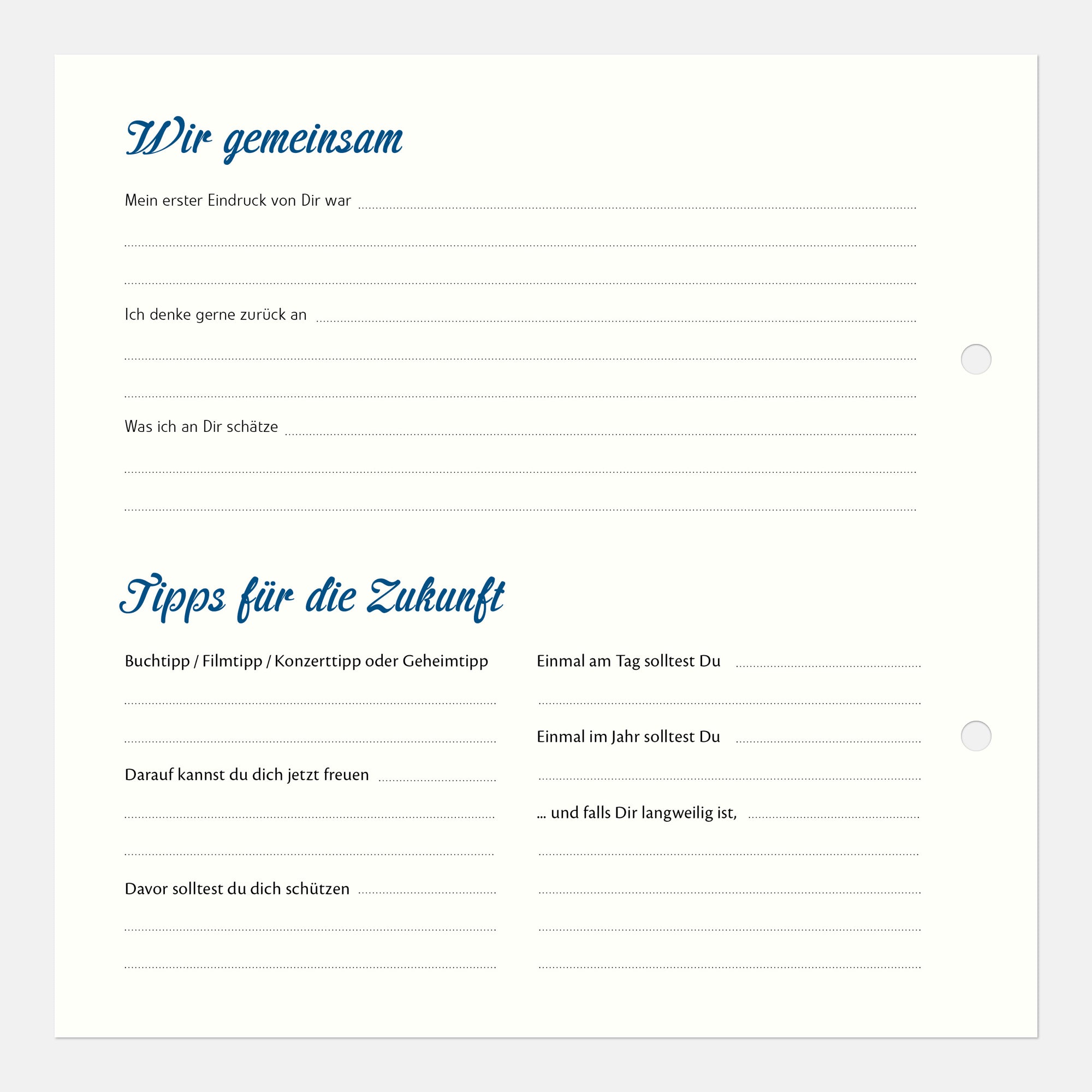 Abschiedsalbum für Kollegen