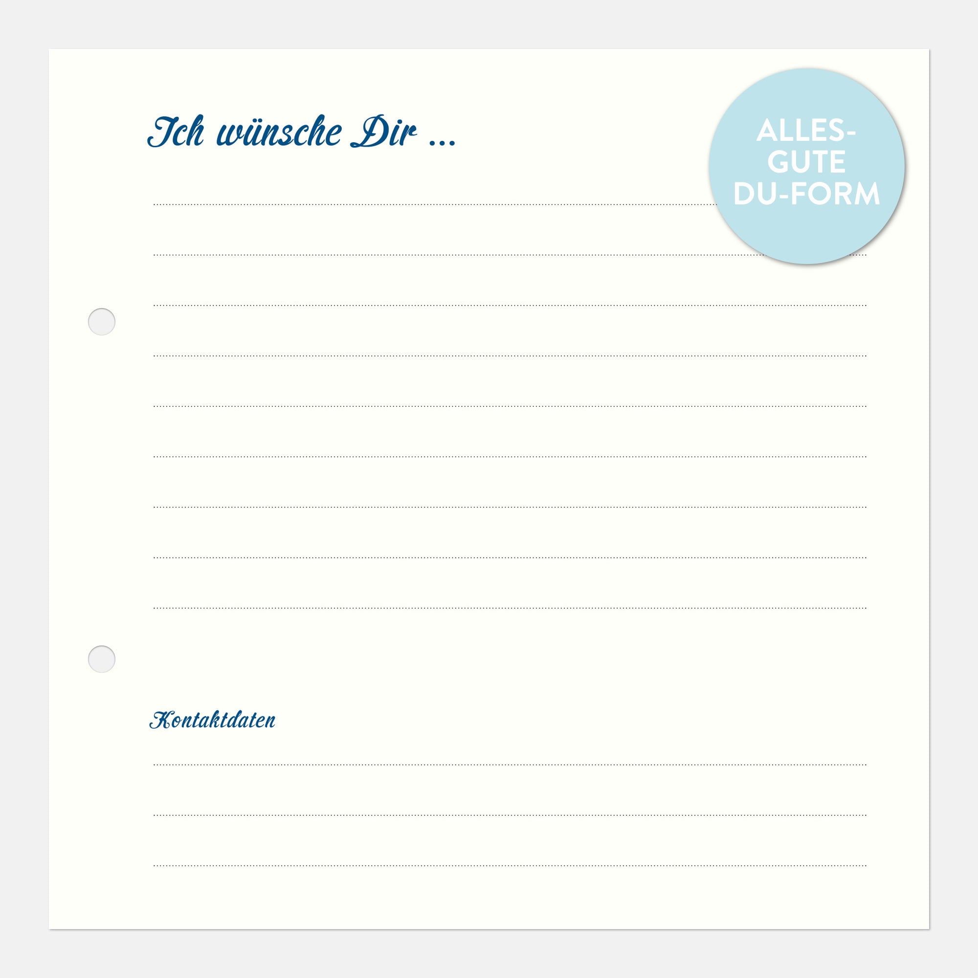 Abschiedsalbum für Kollegen