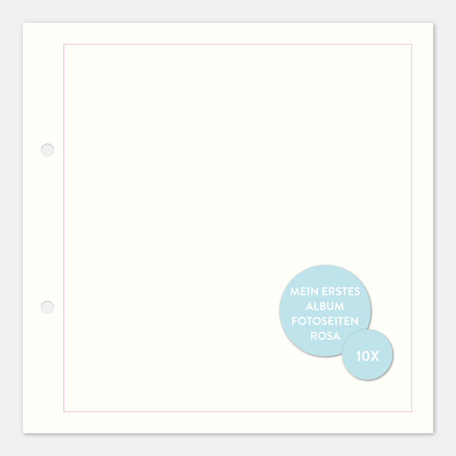 10 Extra Fotobögen Babytagebuch Mädchen