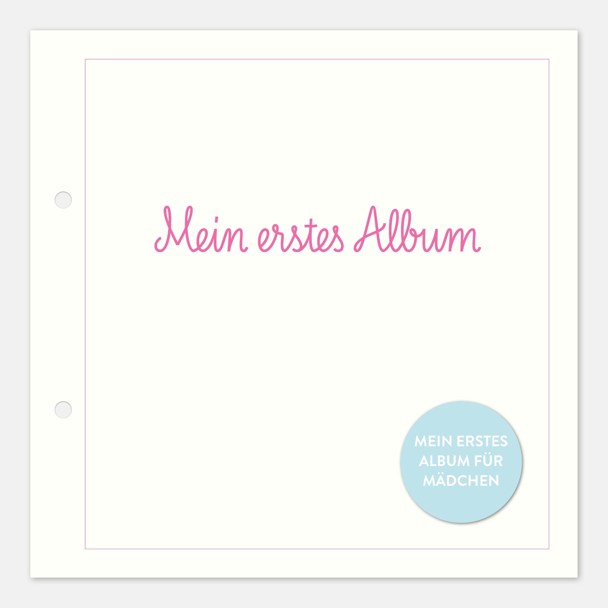 Gästebuch Geburt mit Babytagebuch pink