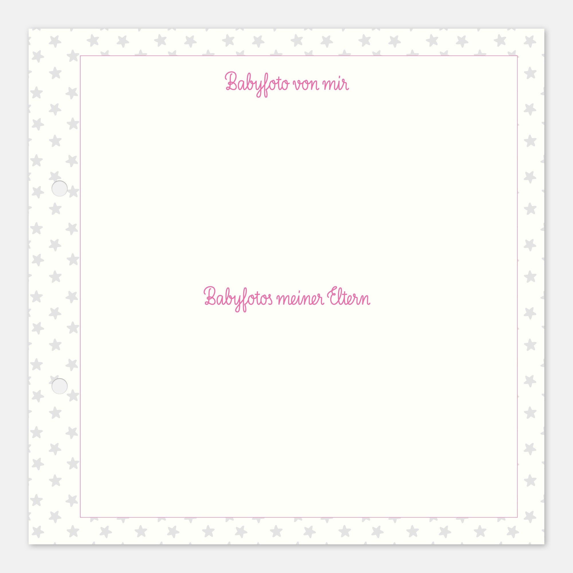 Gästebuch Geburt mit Babytagebuch pink