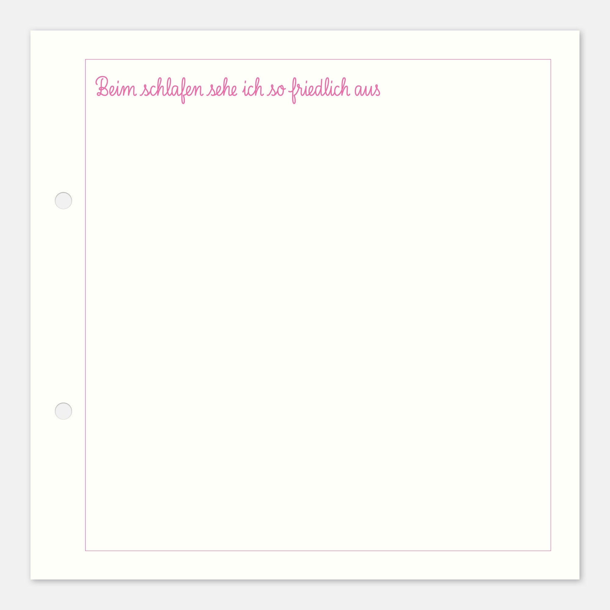 Gästebuch Geburt mit Babytagebuch pink