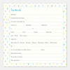 Gästebuch Geburt mit Babytagebuch blau
