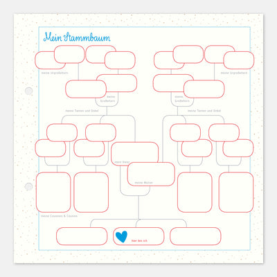 Gästebuch Geburt mit Babytagebuch blau