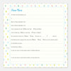 Gästebuch Geburt mit Babytagebuch blau