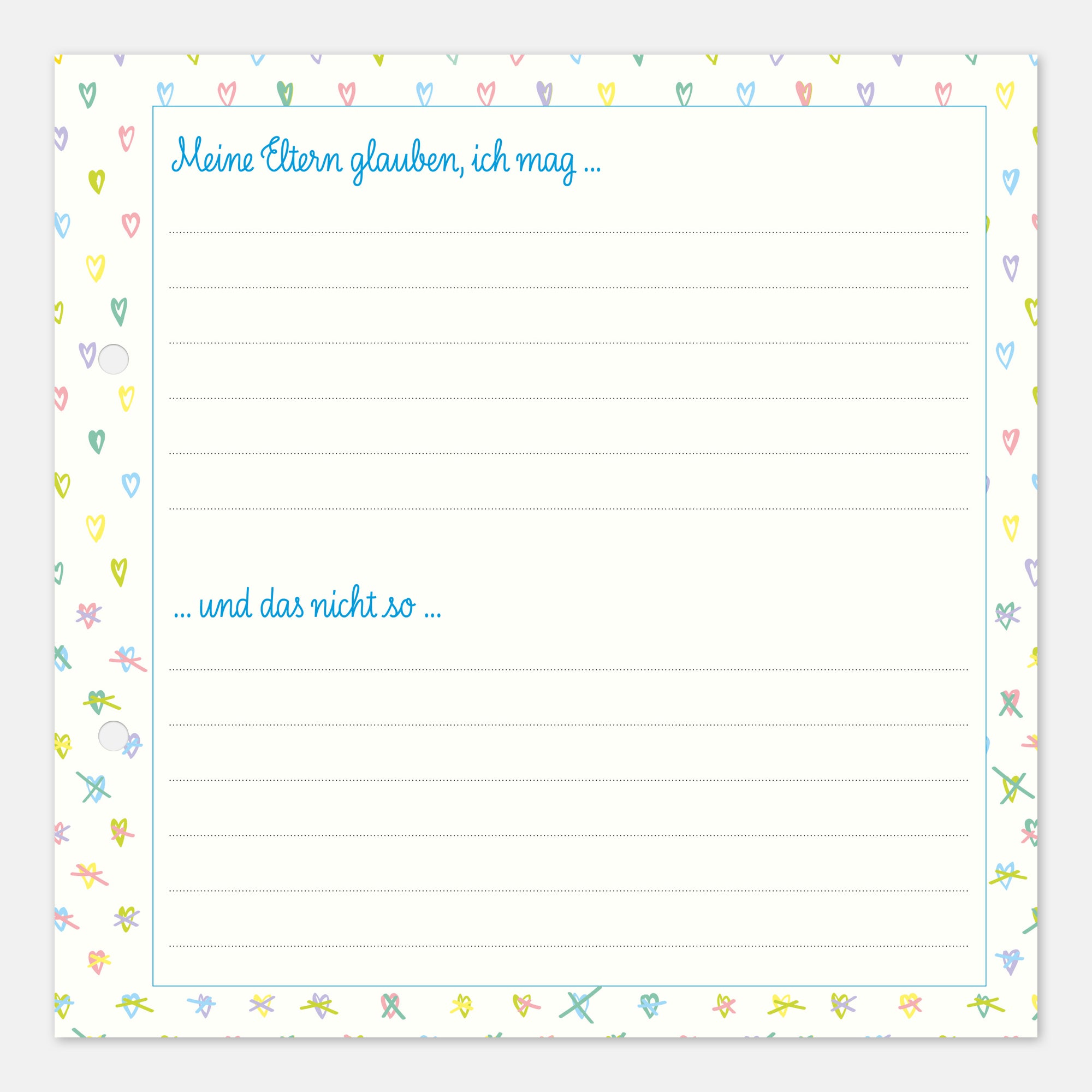 Gästebuch Geburt mit Babytagebuch blau