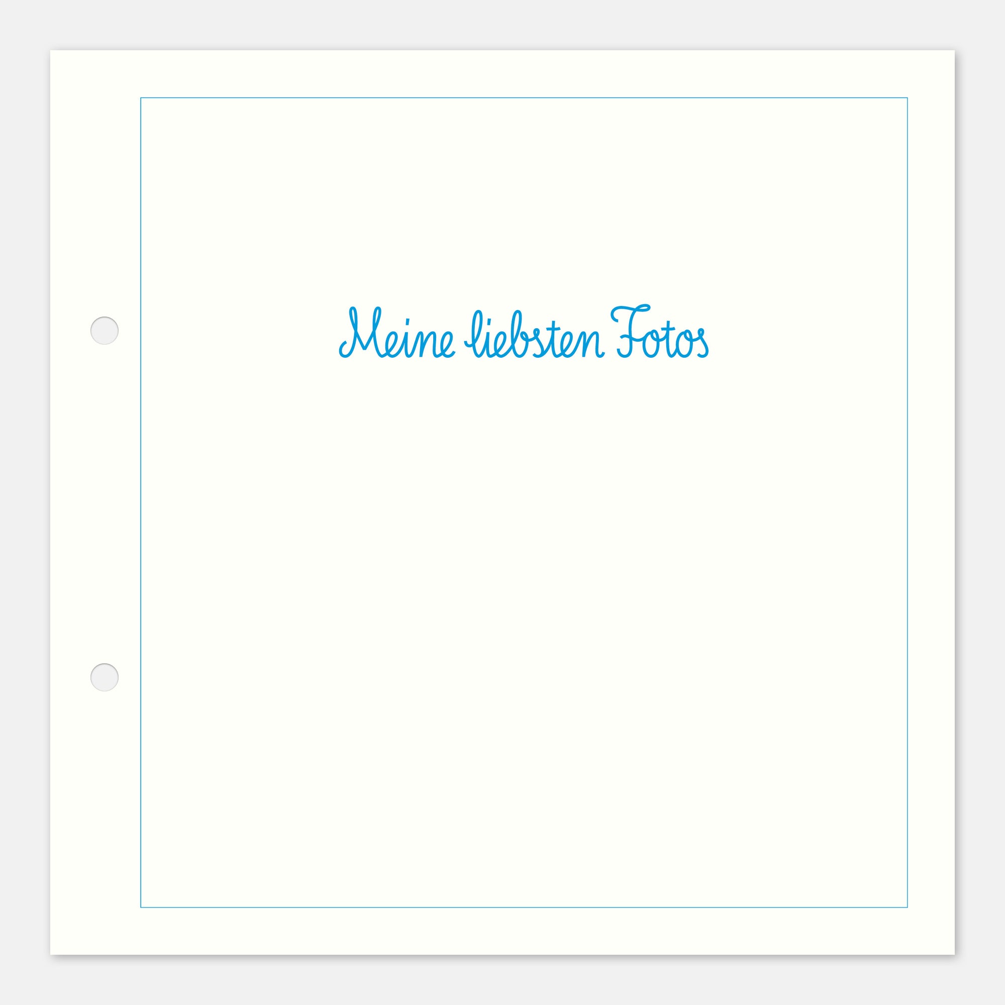 Gästebuch Geburt mit Babytagebuch blau