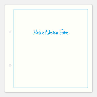 Gästebuch Geburt mit Babytagebuch blau