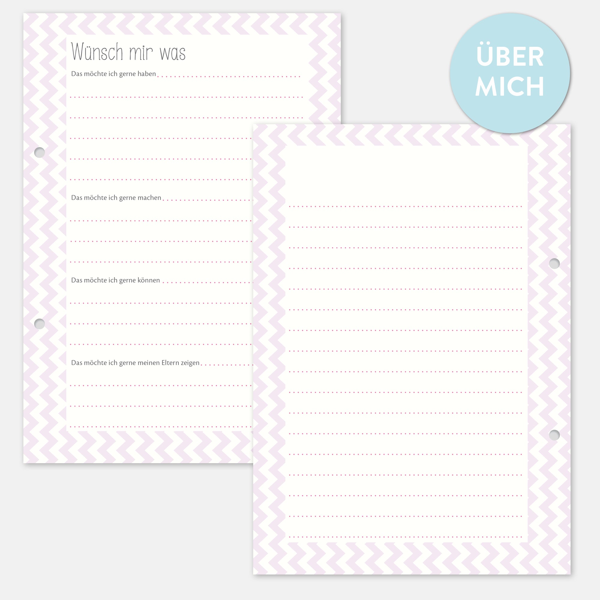 Freundebuchseiten »Über mich«