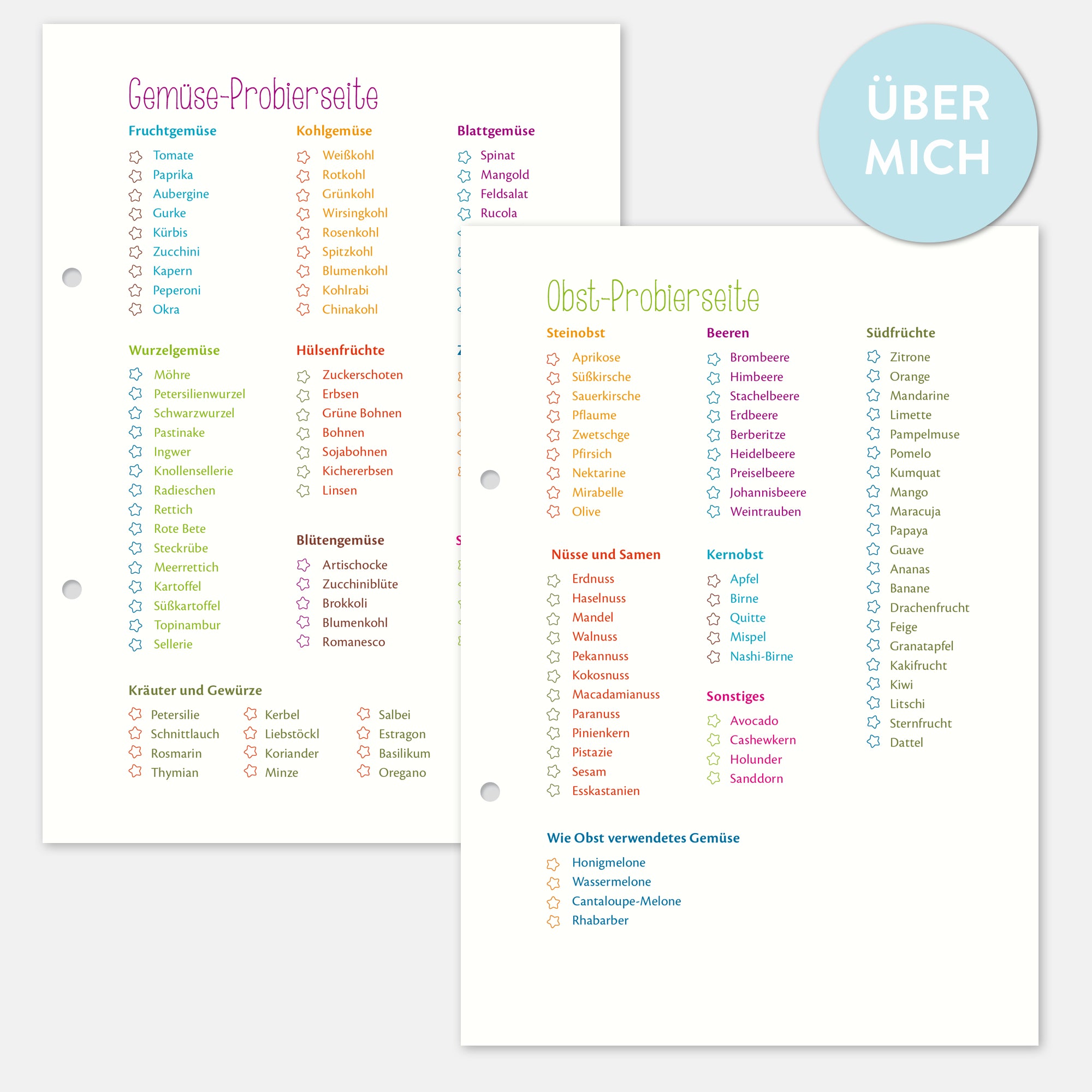 Obst und Gemüse Probierseite