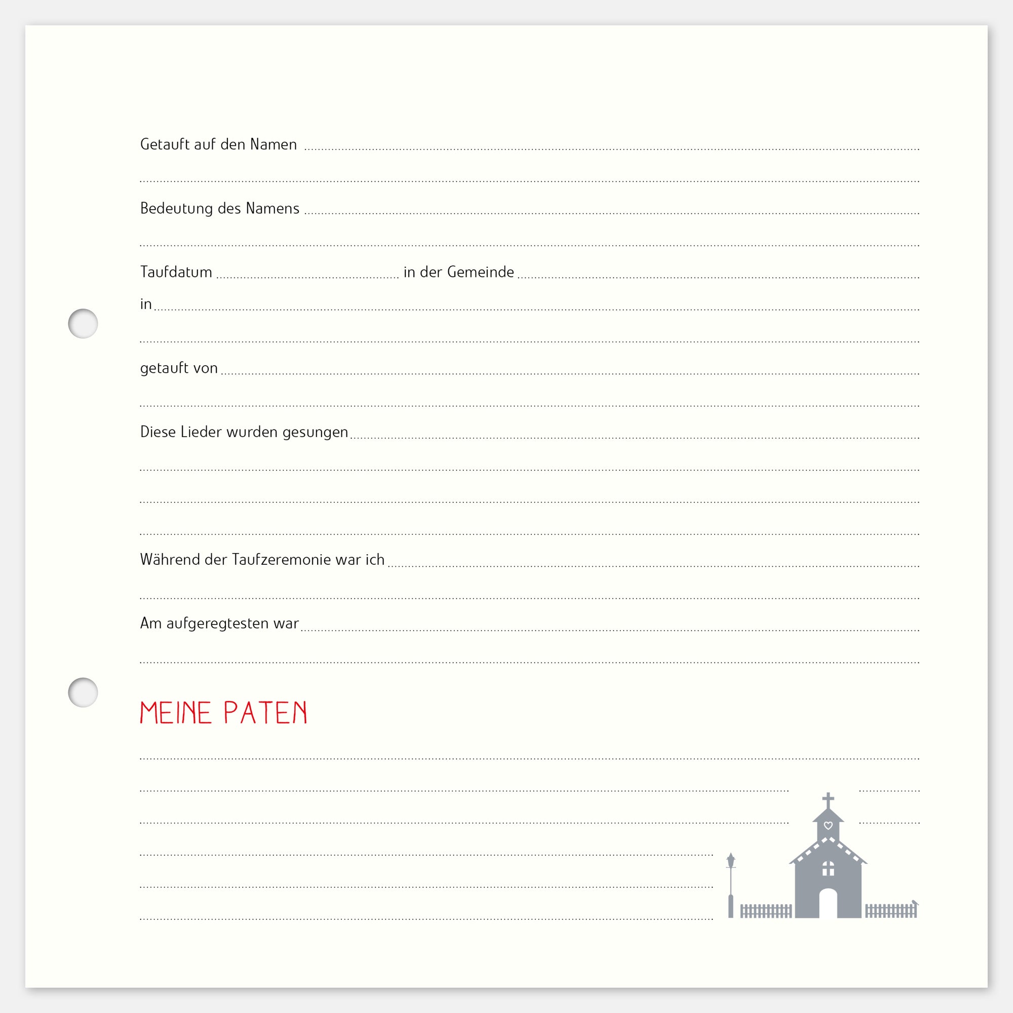 Gästebuch Konfirmation