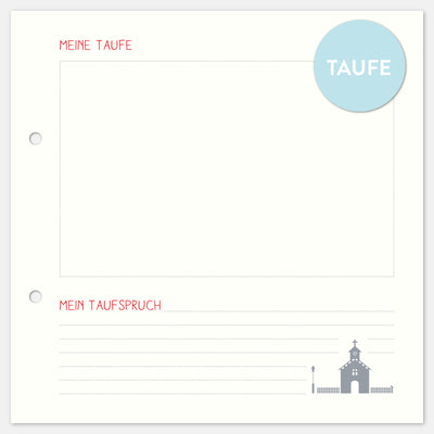 Gästebuch Taufe flieder
