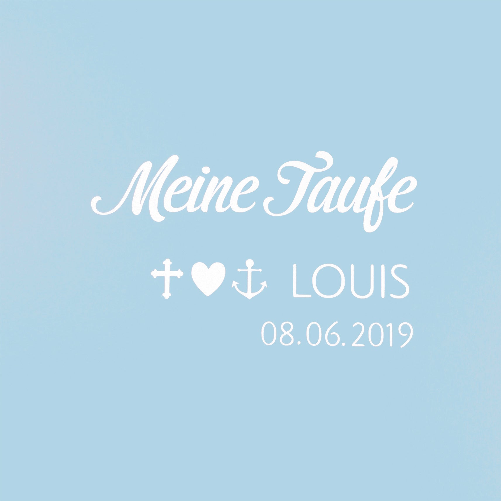 Gästebuch Taufe flieder