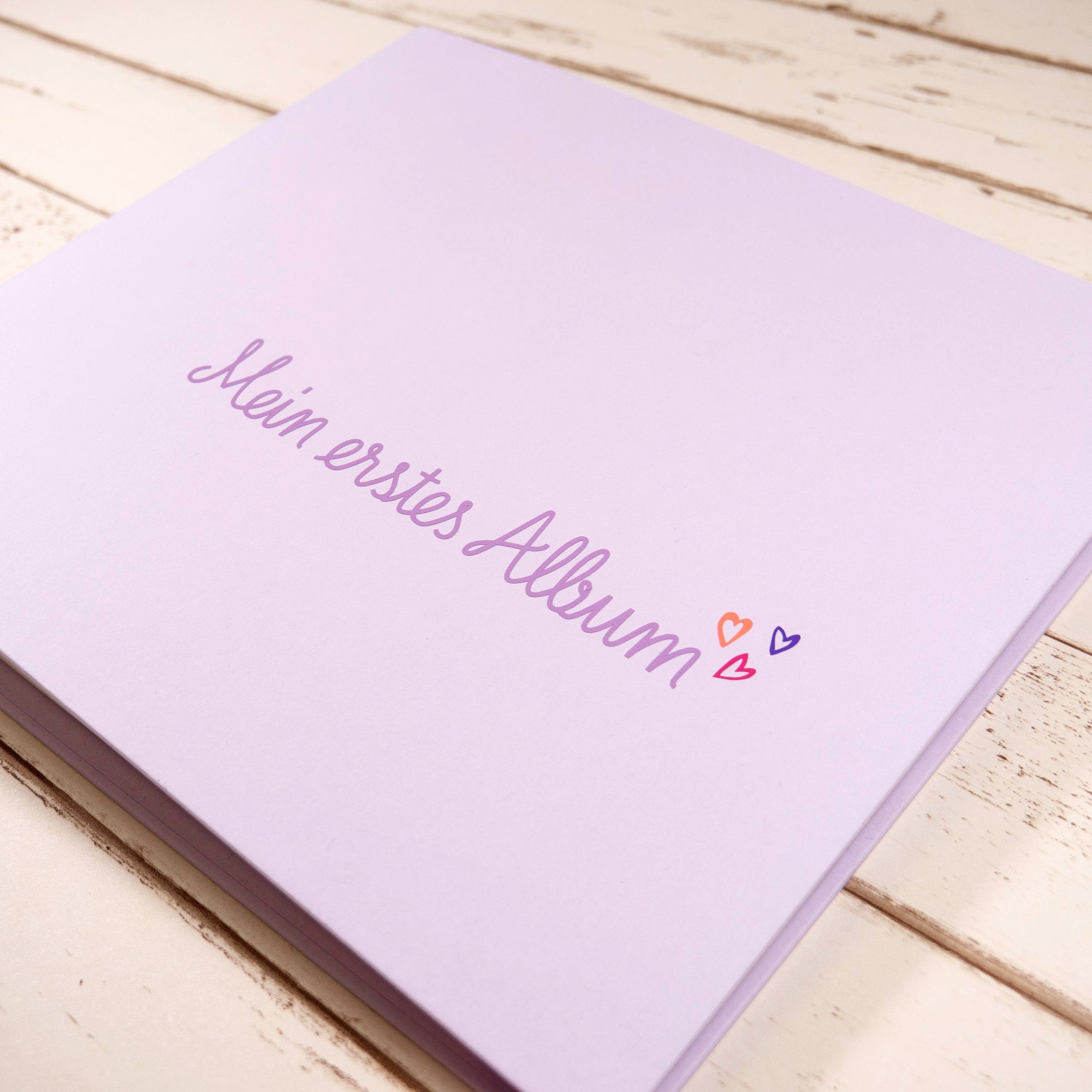 Gästebuch Geburt mit Babytagebuch pink