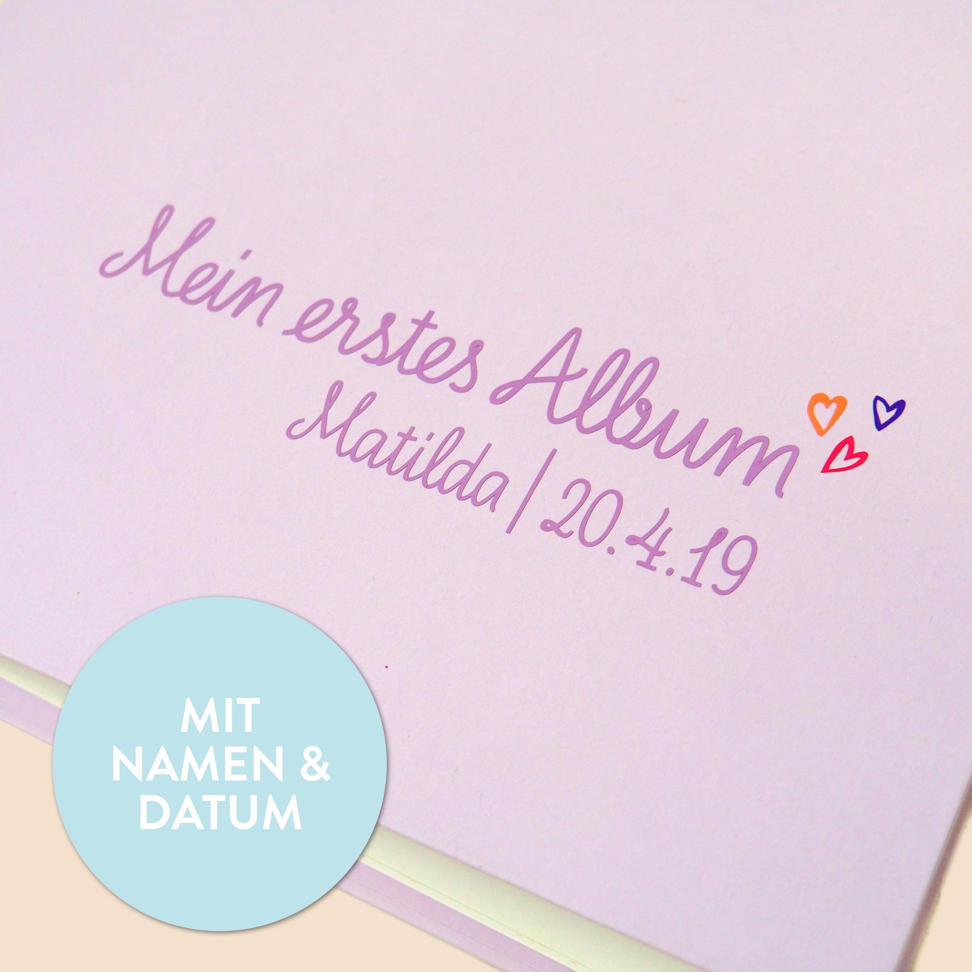 Gästebuch Geburt mit Babytagebuch blau