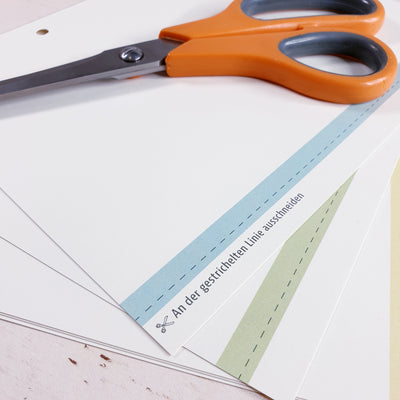 Register A5 pastellfarben DIY