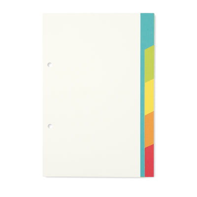 Register A5 leuchtende Farben