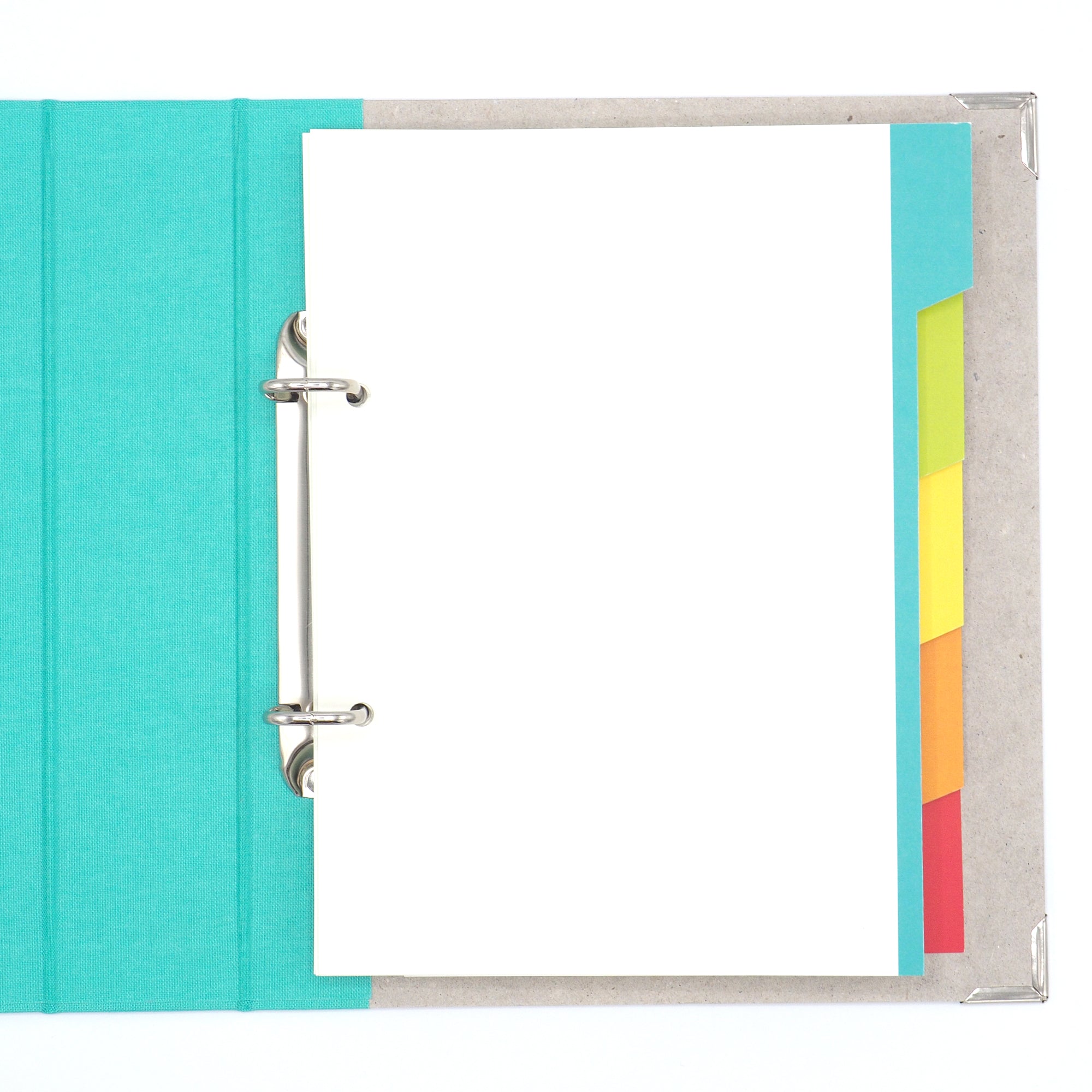 Register A5 leuchtende Farben