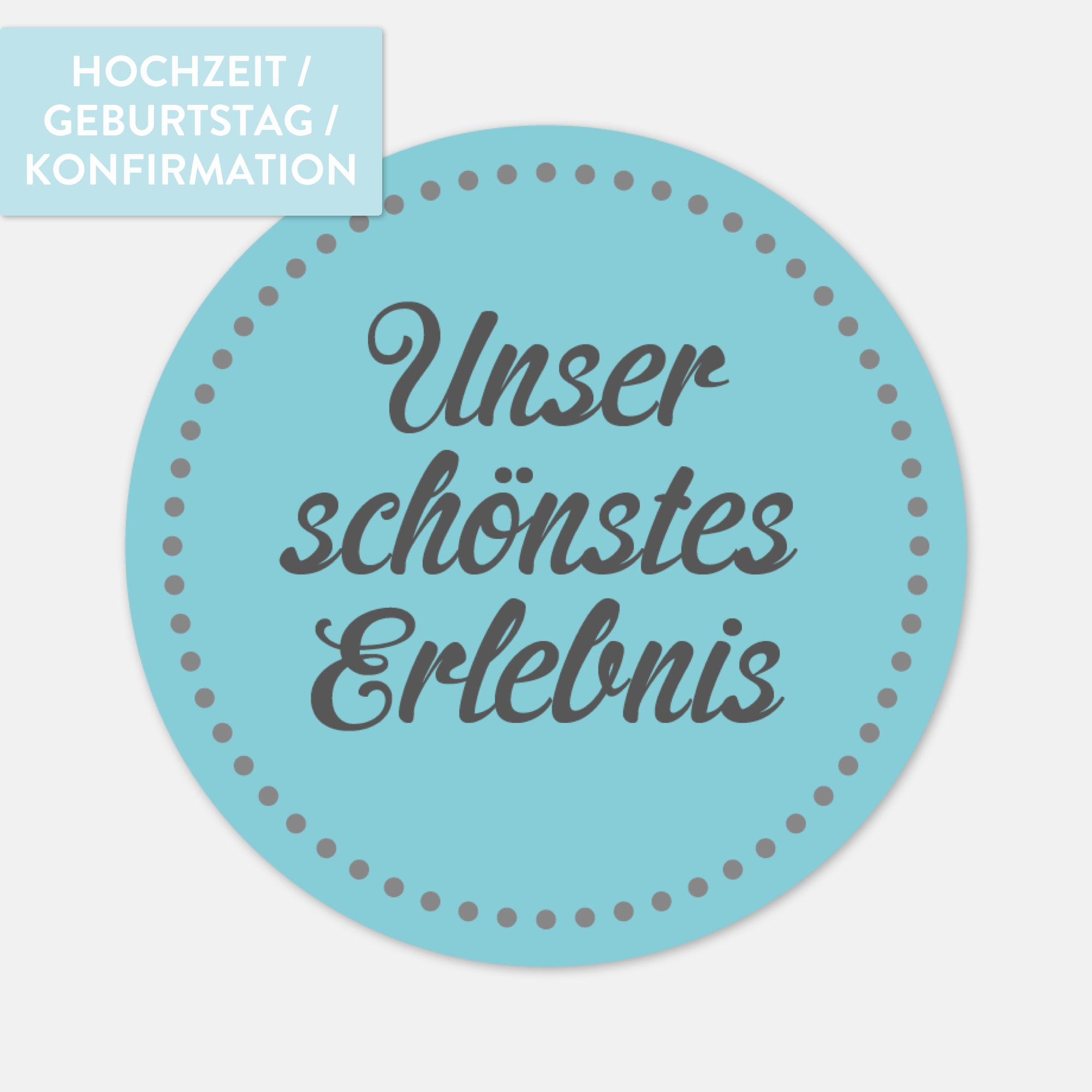 Gästebuch Sticker, Unsere schönstes Erlebnis