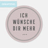 Gästebuch sticker,  Ich wünsche dir mehr ...